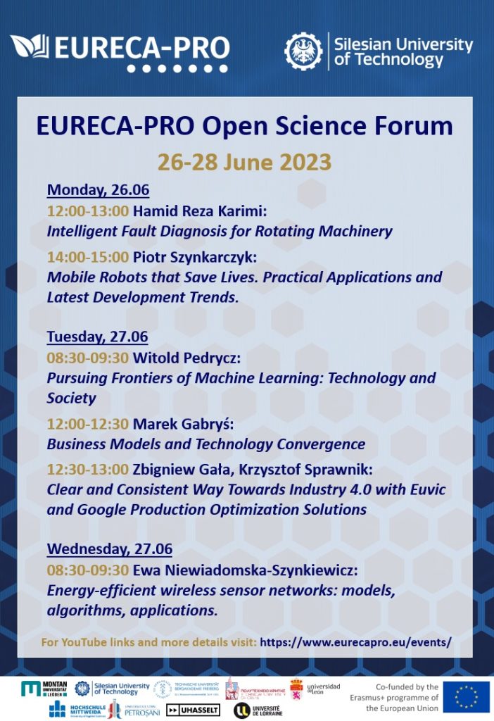 EURECAPRO Open Science Forum with HighlyCited Researchers EURECAPRO