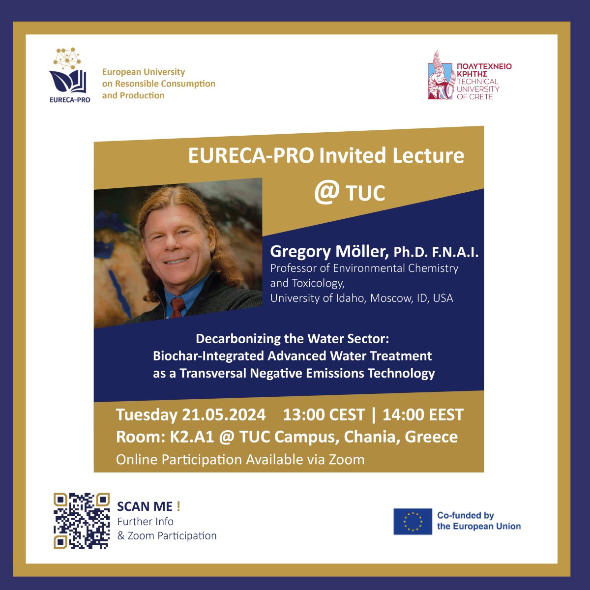 EURECA-PRO Invited Lecture at TUC
